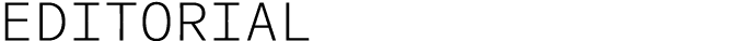 EDITORIAL