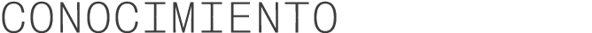 CONOCIMIENTO