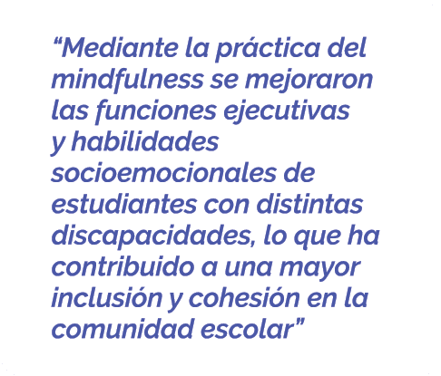  “Mediante la pr ctica del mindfulness se mejoraron las funciones ejecutivas y habilidades socioemocionales de estudi...