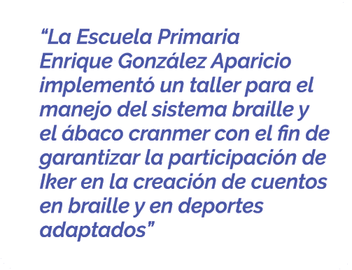  “La Escuela Primaria Enrique Gonz lez Aparicio implement un taller para el manejo del sistema braille y el  baco cr...