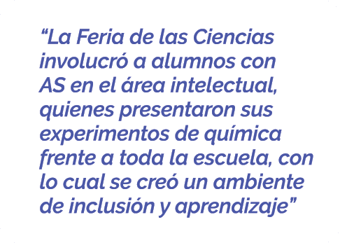  “La Feria de las Ciencias involucr a alumnos con AS en el  rea intelectual, quienes presentaron sus experimentos de...
