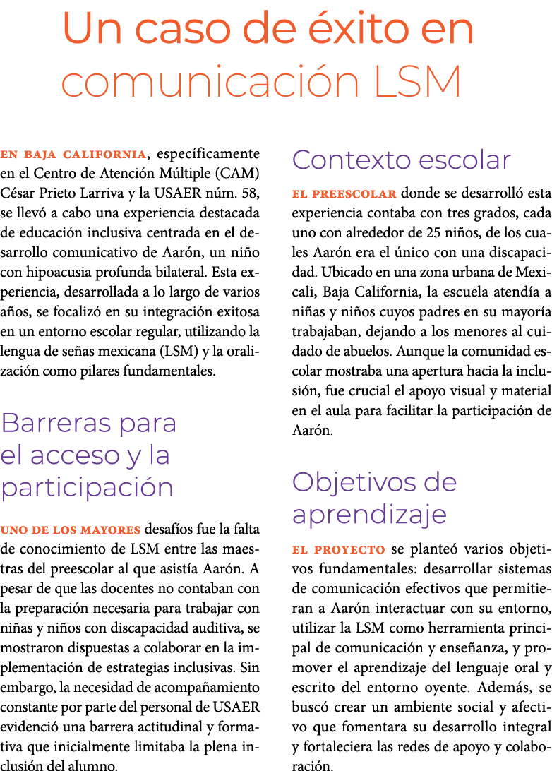 Un caso de xito en comunicaci n LSM En Baja California, espec ficamente en el Centro de Atenci n M ltiple (CAM) C s...