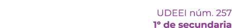 UDEEI n m. 257 1° de secundaria 