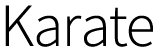 Karate